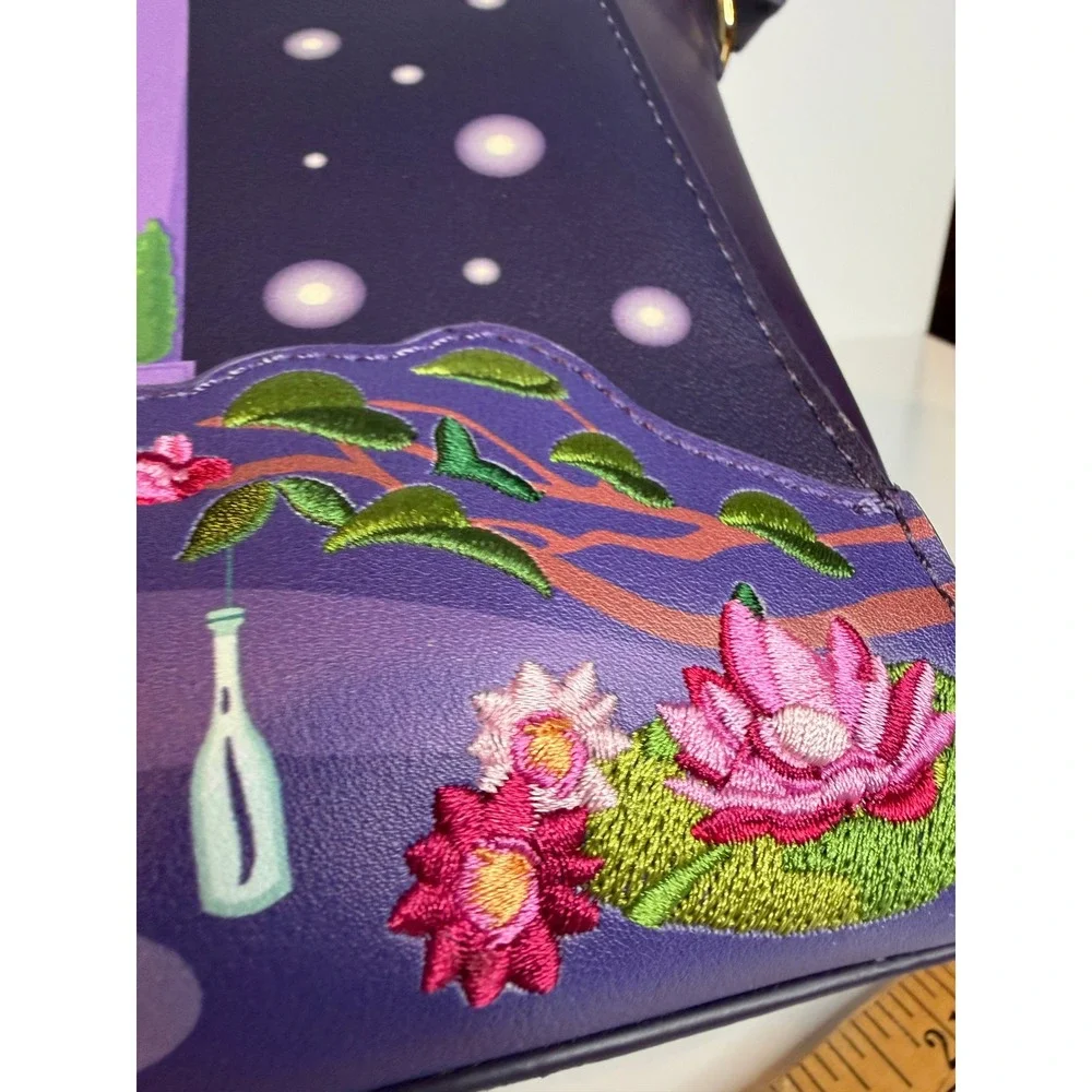 NWT Loungefly Disney Princess & The Frog Tiana's Place Crossbody Satchel Bag